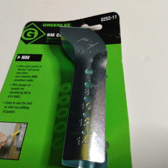 New Greenlee 0252-11 NM Cable Ripper - Picture 7 of 8